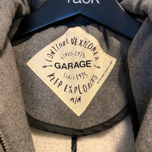 Garage wool blend gray coat - Picture 4 of 9